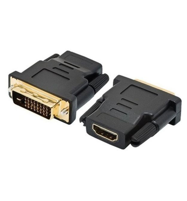 Переходник HDMI(мама) - DVI-I 24+5 (папа) Black Q50