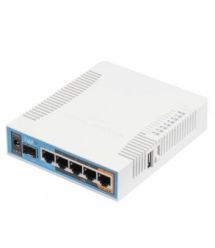 Двухдиапазонная Wi-Fi точка доступа с 5-портами Ethernet для домашнего использования hAP ac (RB962UiGS-5HacT2HnT)