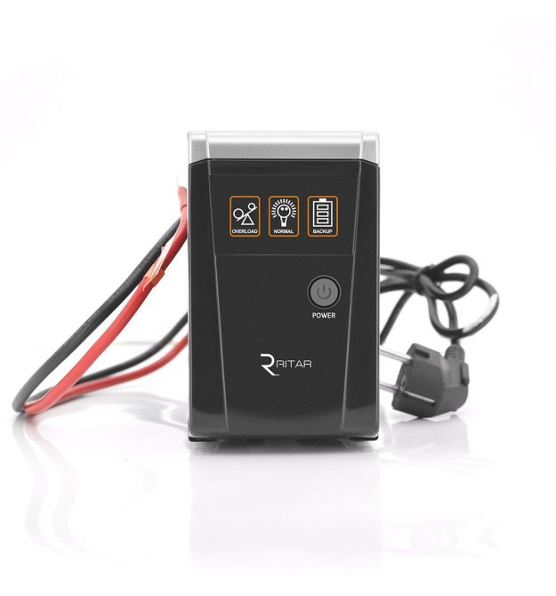 ИБП с правильной синусоидой RITAR RTSW-500 LED,12В, под внешний АКБ, Q4 ( ) 
