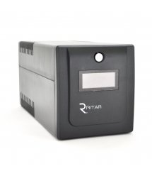 ИБП Ritar RTP1500 (900W) Proxima-D, LCD, AVR, 3st, 4xSCHUKO socket, 2x12V9Ah, plastik Case. Q2