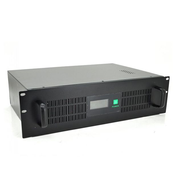 ИБП Ritar RTO-1500-LCD (900W), LCD, AVR, 3st, 3xSCHUKO socket, 2x12V9Ah, metal Case Q1