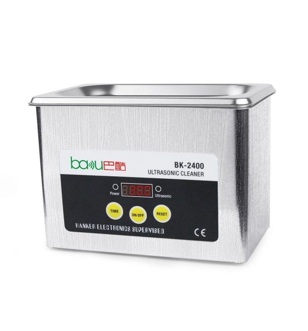 Ультразвуковая ванна BAKKU BK2400 Один режим работы (35W), металлический корпус, металлическая крышка (220*155*167) 1,2 кг