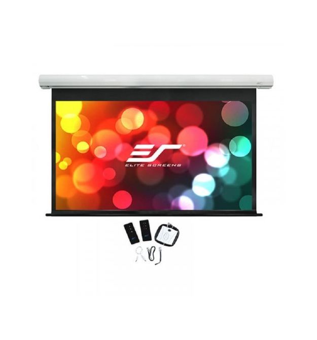 Экран EliteScreen моториз.SK100XHW-E24 100"/White/125x222/16:9/TopDrop 61/ДУ/триг.управл.