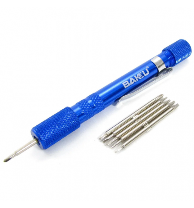 Набор отверток BAKKU BK-312 (Ручка+12насадок), Blister