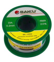 Припой BAKKU проволочный Solder wire BK10002 DIA 0,2mm (50g)