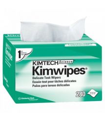 Серветки безворсові для оптики KIMTECH Kimwipes, 280 шт. в упаковці Q40