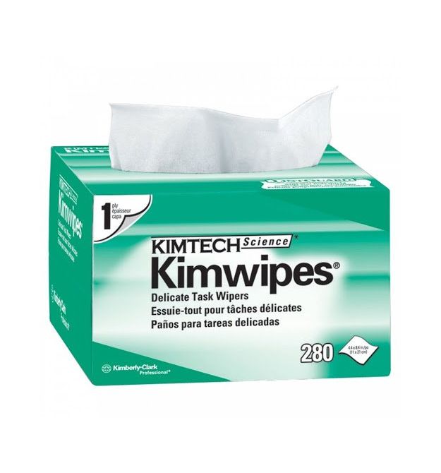 Серветки безворсові для оптики KIMTECH Kimwipes, 280 шт. в упаковці Q40