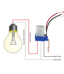 Сумеречные датчики AS-10, 220V / 3А, 2 шт. в упаковке, цена за штуку