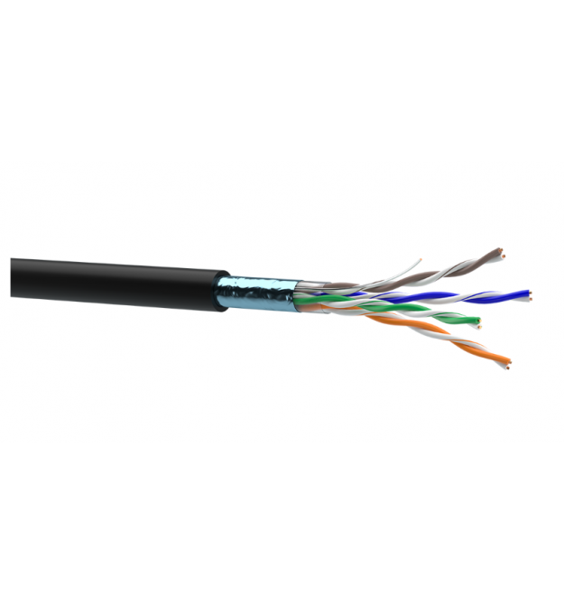 Кабель FTP 4*2*0.5-CU PE кат.5е (FTP медь наружный) бухта 305м