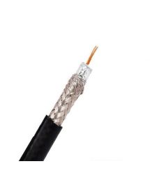 Коаксіальний Кабель Одескабель РК 75-4,3-а60П (RG-6) бухта 200 м 75 Ом оболонка поліетилен колір чорний