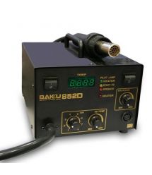 Паяльная станция BAKKU BK852D компрессорная, цифровая индикация, фен, паяльник (325*275*202) 4,46 кг