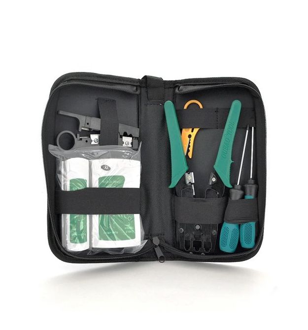 Набор монтажника 7 в 1 (B036), HT-315, G501, тестер, отвертки, стрипер, сумка