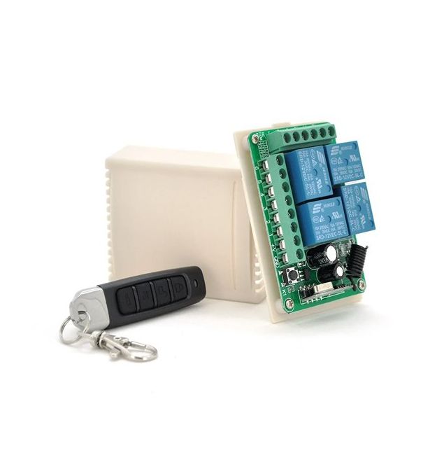 4-х полосный беспроводной пульт дистанционного управления, DC12V, 315MHZ - 433MHZ