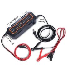 Автомобильное зарядное устройство BYGD 6V - 12V 5А, c индикацией, AC 200V-240V, DC 6V-12V - 0.9A + крокодиллы