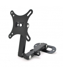 Кронштейн LED LCD PDP, 10-27, до 10 kg, поворотная, Black, Box