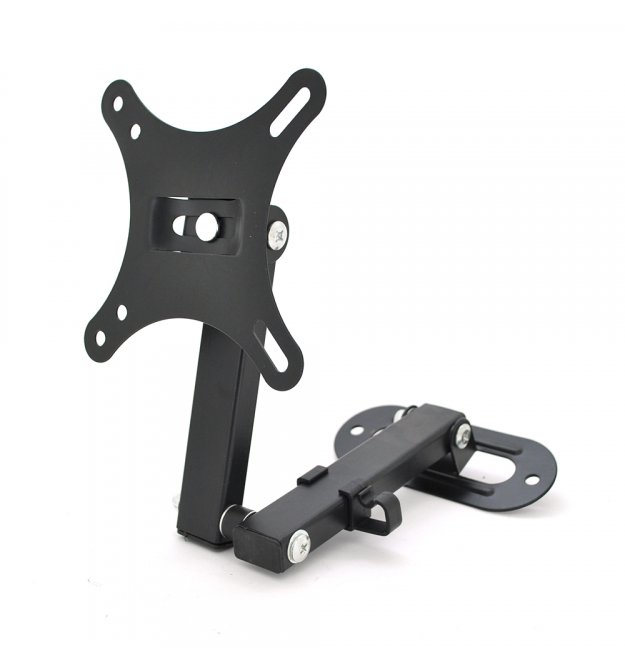 Кронштейн LED LCD PDP, 10-27, до 10 kg, поворотная, Black, Box