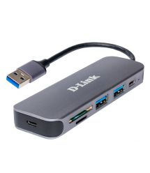 USB-Концентратор D-Link DUB-1325 2xUSB3.0, 1xUSB Type-C, 1xSD, 1x-microSD, USB 3.0