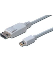Кабель ASSMANN miniDisplayPort to DisplayPort (AM/AM) 3.0m, white