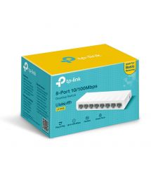 Коммутатор TP-LINK LiteWave LS1008, 8xFE, неуправляемый, настольный