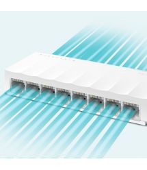 Коммутатор TP-LINK LiteWave LS1008, 8xFE, неуправляемый, настольный