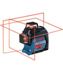 Нивелир лазерный Bosch Professional GLL 3-80, точность +/- 0.3 мм/м, до 30 м/ с приемником 120м, 0.82 кг