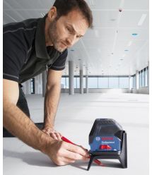 Нивелир лазерный Bosch Professional GCL 2-15 + RM1 + BM3 clip + кейс, точность ± 0.3 мм на 30м, до 15 м, 0.5 кг