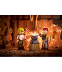 Игровая коллекционная фигурка Jazwares Roblox Game Packs Forger's Workshop W6, набор 2 шт.