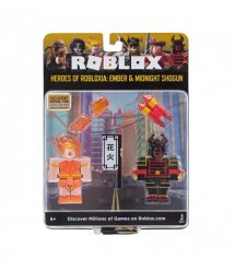 Игровая коллекционная фигурка Jazwares Roblox Game Packs Heroes of Robloxia:Ember&Midnight Shogun W4