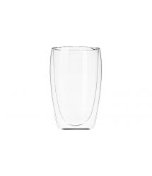 Набор чашек Ardesto с двойными стенками, 400 мл, H 13,5 см, 2 шт, боросиликатное стекло