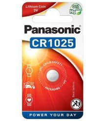 Батарейка Panasonic литиевая CR1025 блистер, 1 шт.