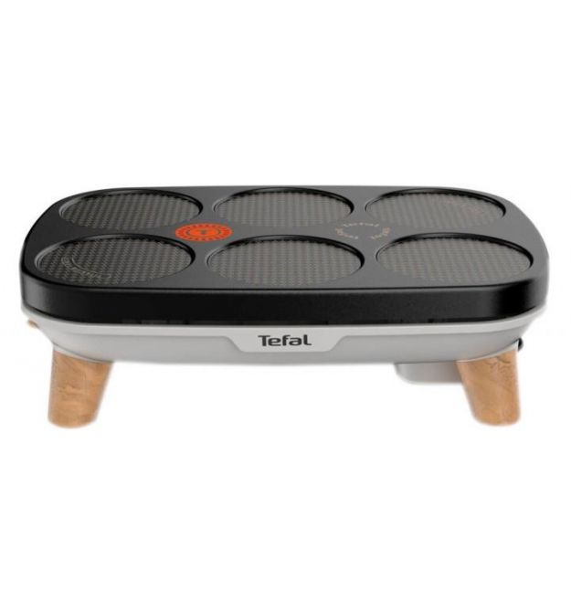 Блинница TEFAL PY900D12, 1100 Вт, Thermo-spot, серебристый/черный