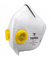 Маска защитная Topex, 2 клапан FFP1