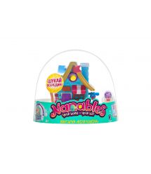 Игровая фигурка Jazwares Nanables Small House Зимняя страна чудес, Книжный магазин "У камина"