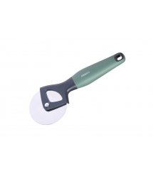 Нож для пиццы Ardesto Gemini, серый/зеленый, нерж. сталь, пластик с софт тач