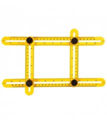 Лінійка TOPEX для перенесення вимірювань регульована, 25 см (шаблометр)