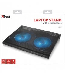 Подставка для ноутбука Trust Azul (17.3") BLUE LED BLACK
