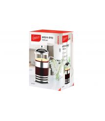 Френч-пресс Ardesto Gemini Asti, 1000 мл, нержавеющая сталь, стекло