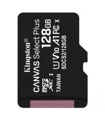 Карта памяти Kingston 128GB microSDXC C10 UHS-I R100MB/s