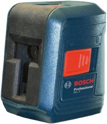 Нивелир лазерный Bosch Professional GLL 2 + MM2, точность ± 0.3 мм на 30м, до 15 м, 0.5 кг