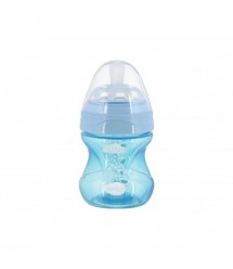 Детская Антиколиковая бутылочка Nuvita NV6012 Mimic Cool 150мл голубая