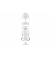 Детская Антиколиковая бутылочка Nuvita NV6011 Mimic Collection 150мл белая