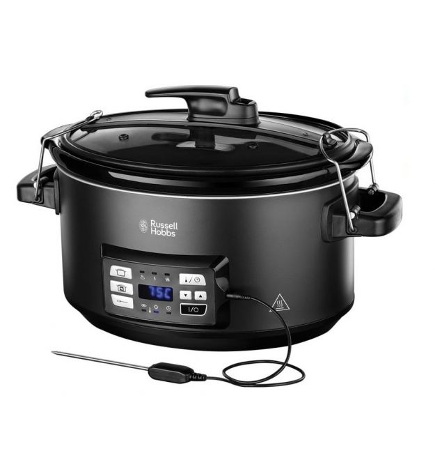 Мультиварка 3в1 Russell Hobbs 25630-56 SOUS VIDE, 6.5 л, микропроцессорный дисплей, 2 щупа, черный