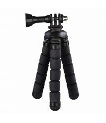 Мини-штатив НАМА "Flex" для смартфонов и GoPro, 14 см, цвет черный