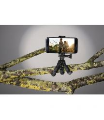 Мини-штатив НАМА "Flex" для смартфонов и GoPro, 14 см, цвет черный