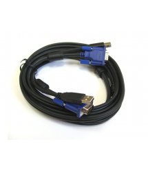 Комплект кабелей D-Link DKVM-CU/B для KVM-переключателей с USB, 1.8м