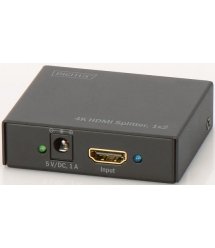 Видеосплиттер DIGITUS HDMI (INx1 - OUTx2), 4K, black