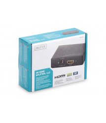 Видеосплиттер DIGITUS HDMI (INx1 - OUTx2), 4K, black