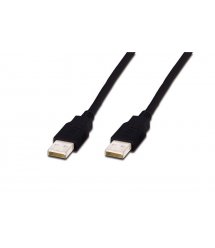 Кабель ASSMANN USB 2.0 (AM/AM) 1.8m, black