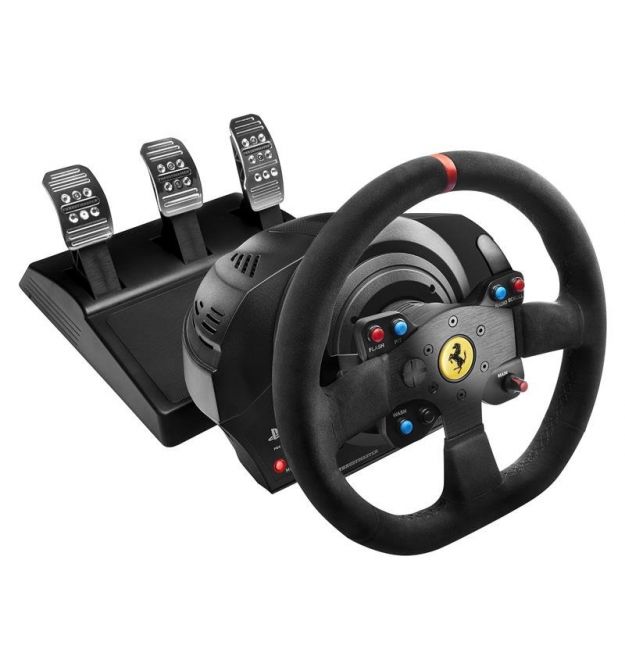 Руль и педали для PC/PS4/PS3®Thrustmaster T300 Ferrari Integral RW Alcantara edition