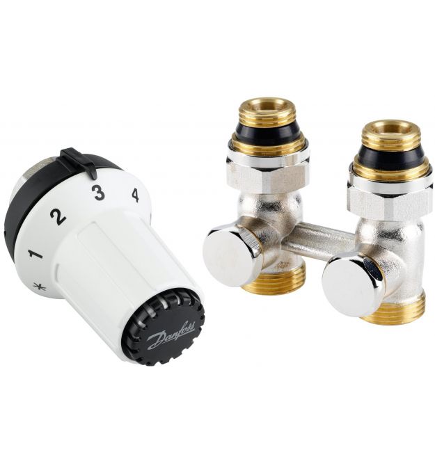 Комплект термостатический Danfoss RAS-CK + RLV-KS 1/2", прямой